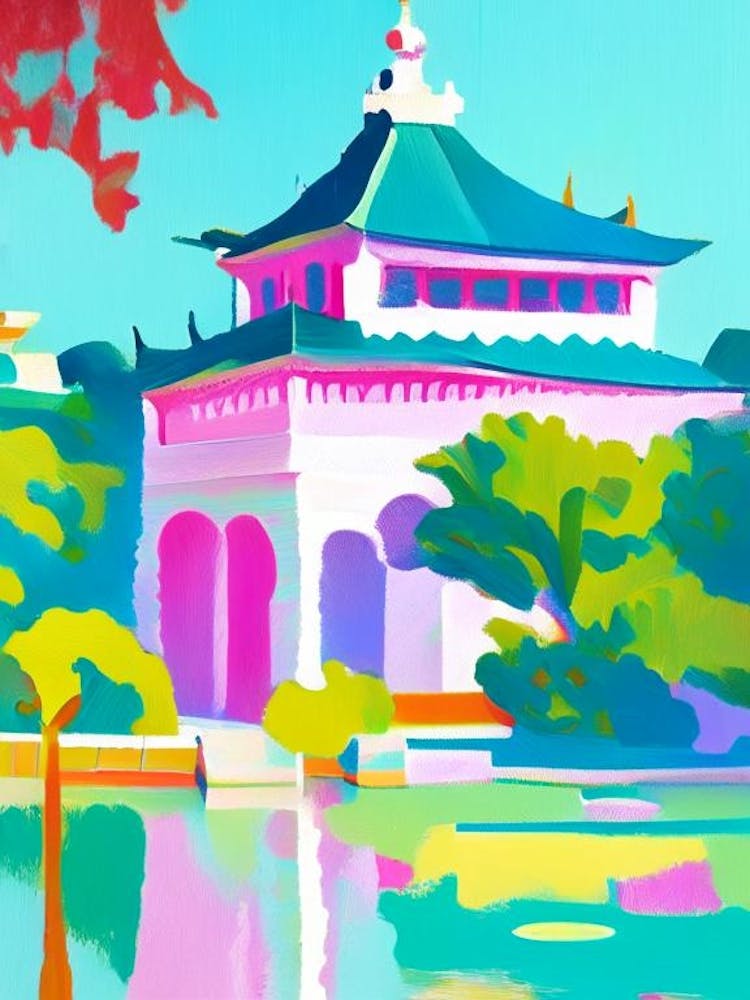 Summer Palace, 1, China Abstract Still Life