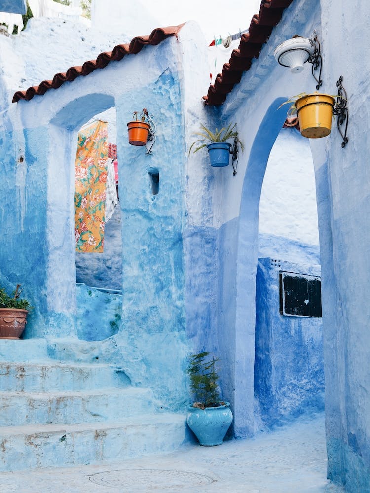 Blue Moroccan Home