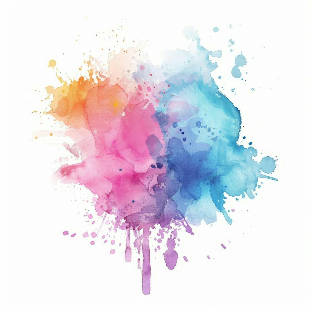 Watercolor Splatter 1