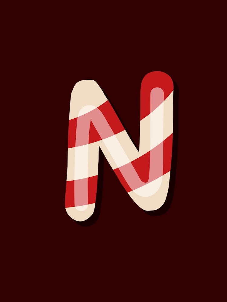 Candy Cane Christmas Letters Living Room Holiday Display 14