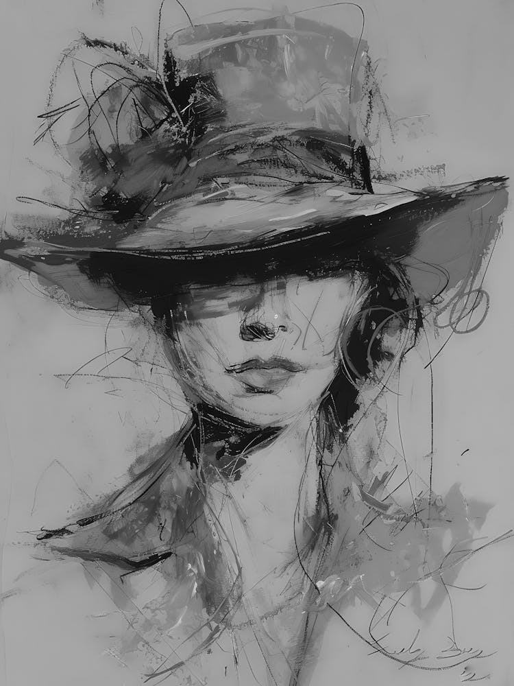 Woman In Hat 1