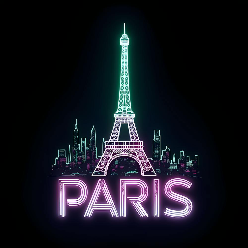 Paris Neon Sign