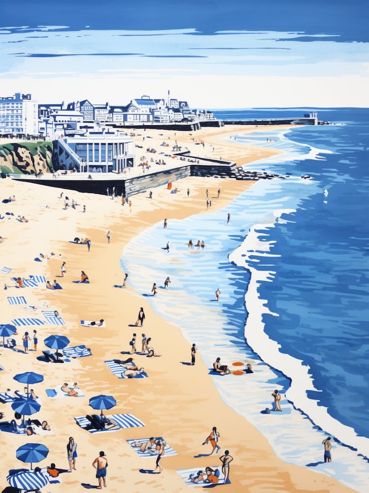 Broadstairs Beach Kent Printmaking 4