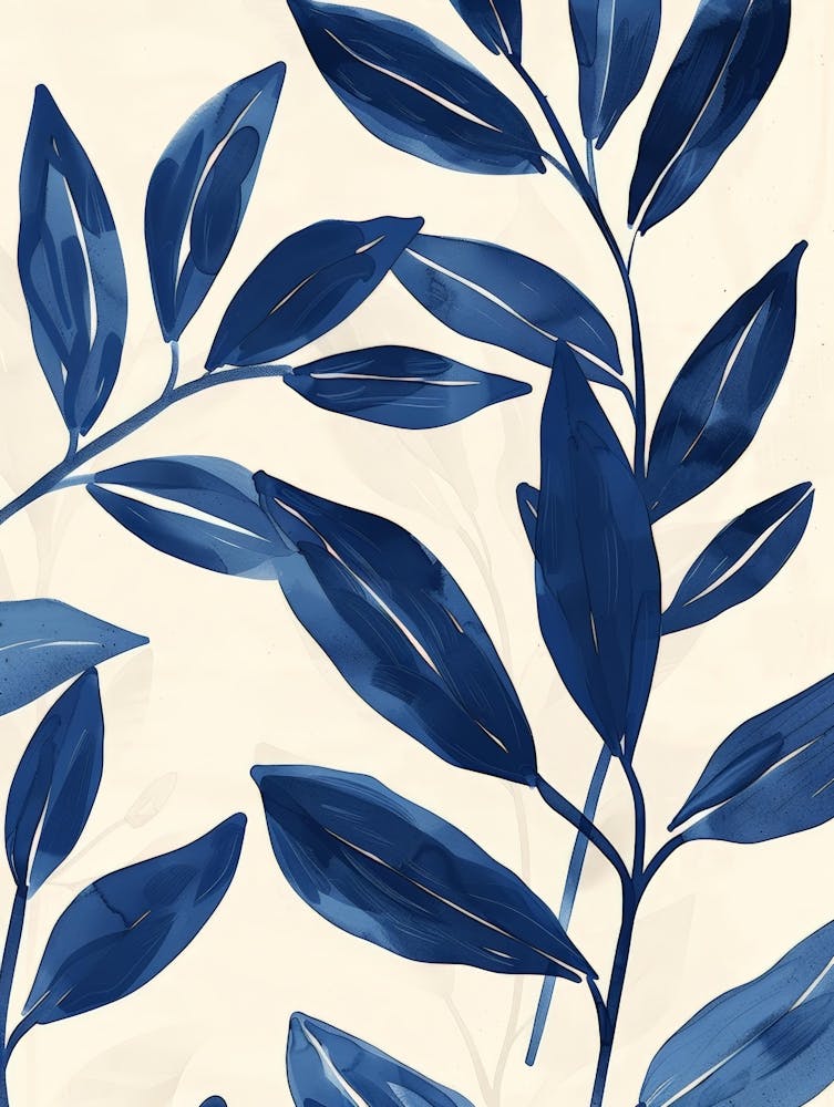Blue Leaves 30