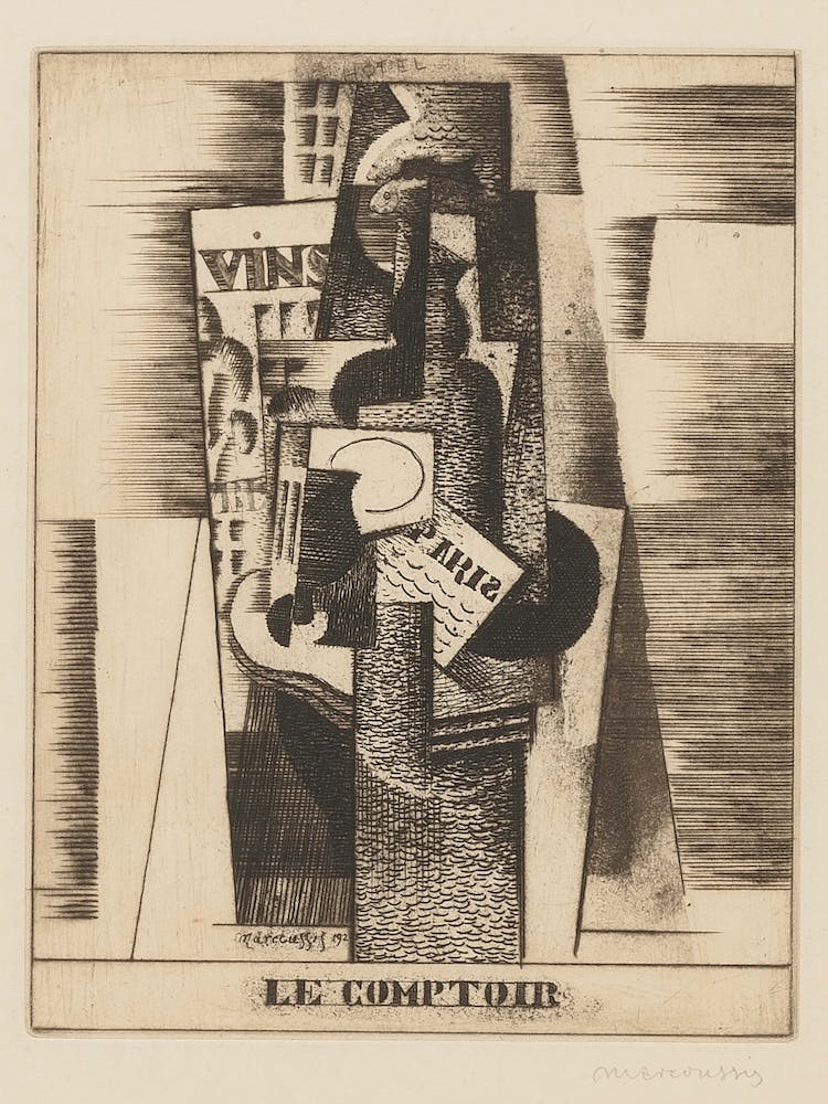 Le Comptoir, Louis Marcoussis
