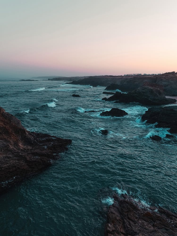 Sea Shores In The Morning