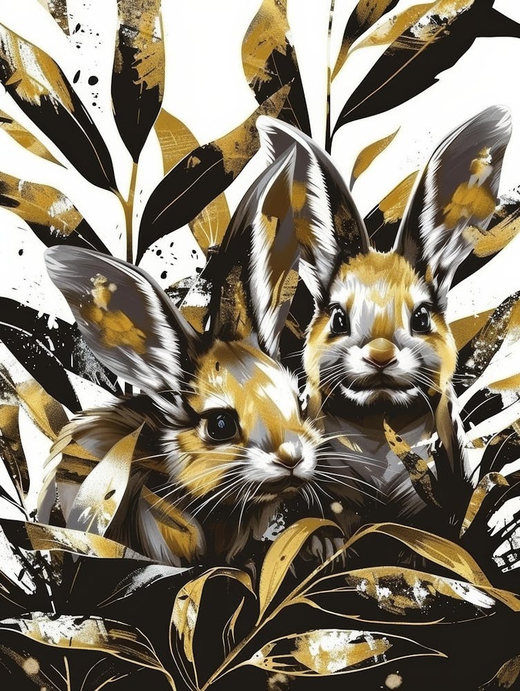 Gold Rabbits