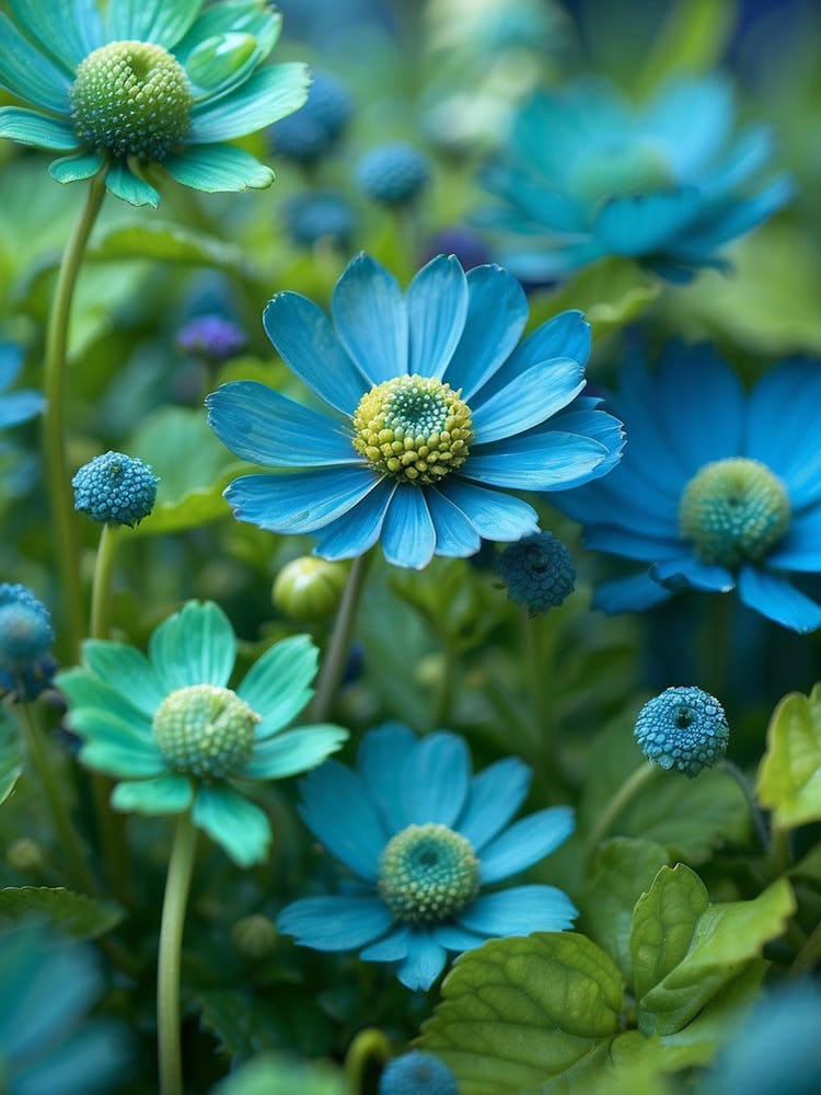 Blue Flowers 4