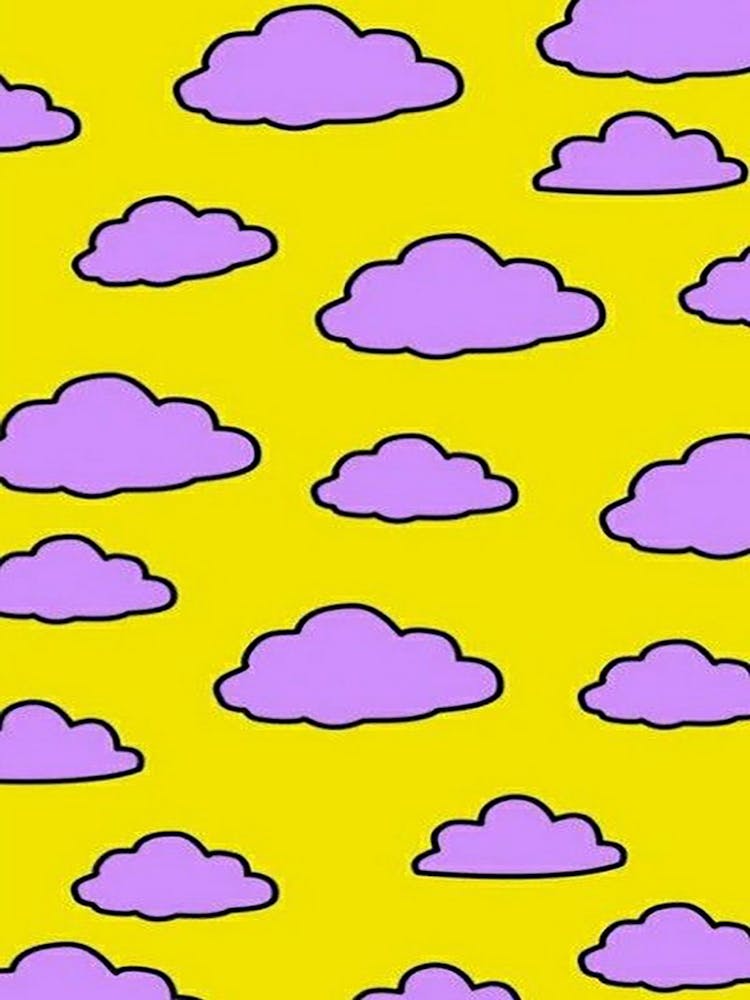 Purple And Yellow Clouds
