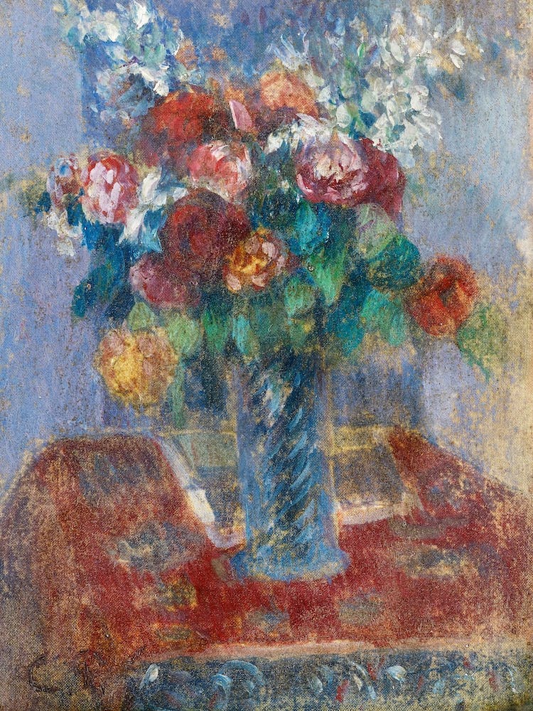Bouquet De Fleurs, Camille Pisarro