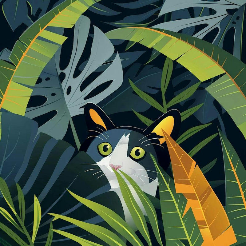 Chat Dans La Jungle 19