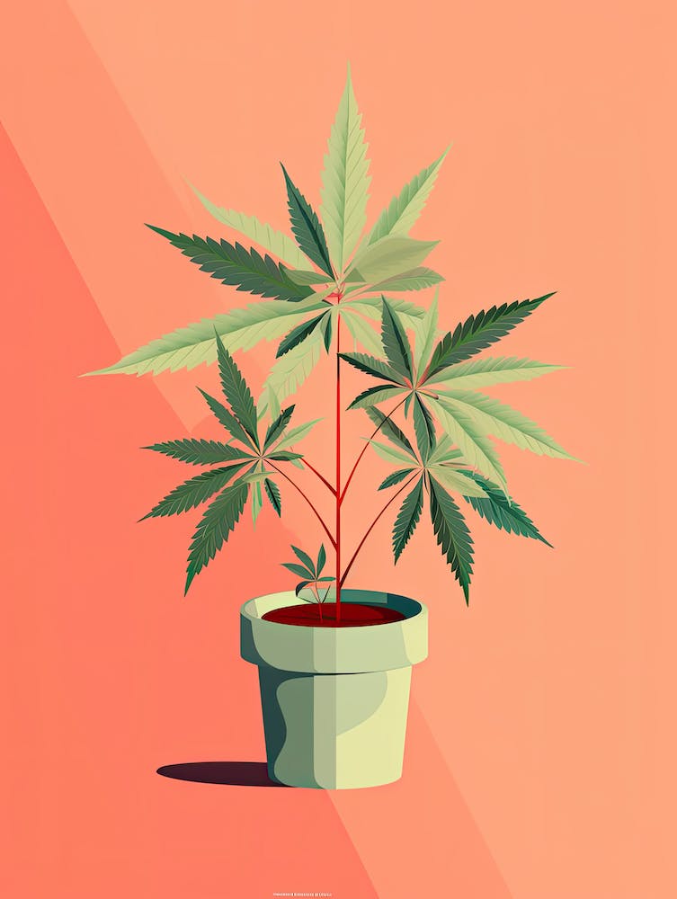 Potted Marijuana, cannabis seria