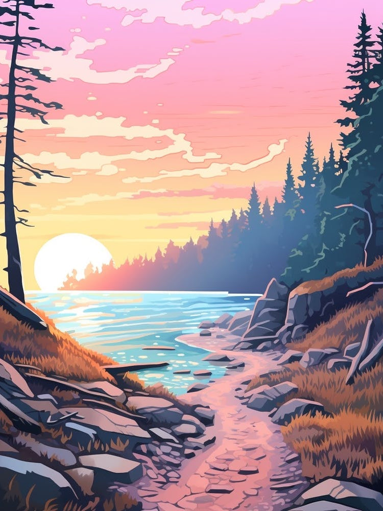 Juan De Fuca Marine Trail Canada 2 Hike Illustration