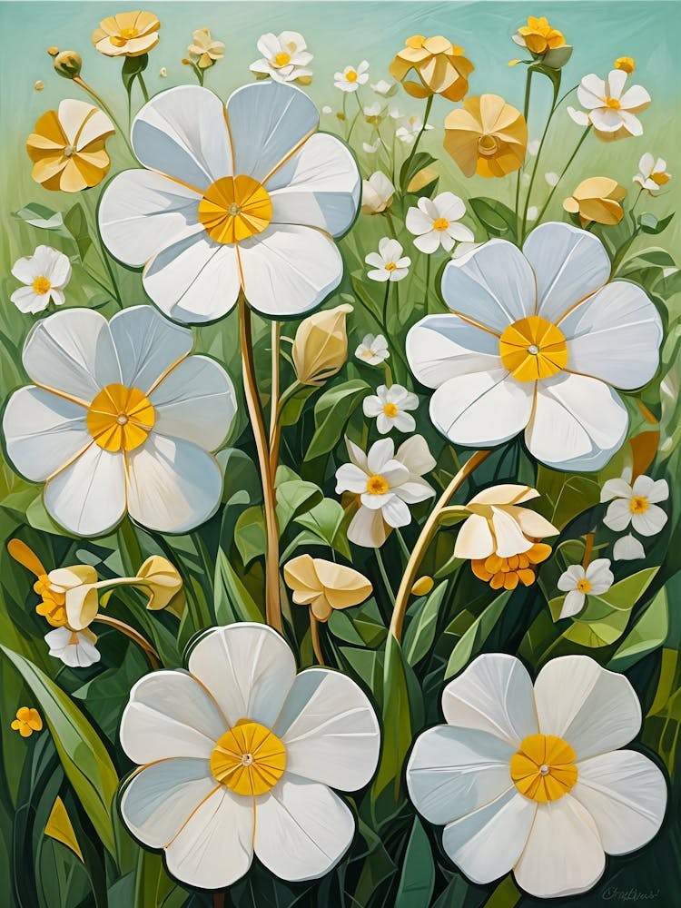 Weiße Blumen Nr. 1 1
