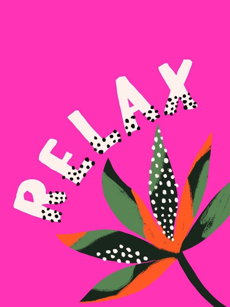 Relax Vibrant Bold Hot Pink Summer