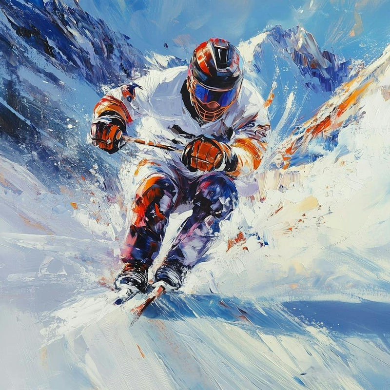 Skier Art 1