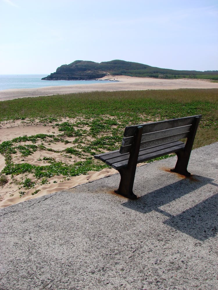 Bench On A Beach