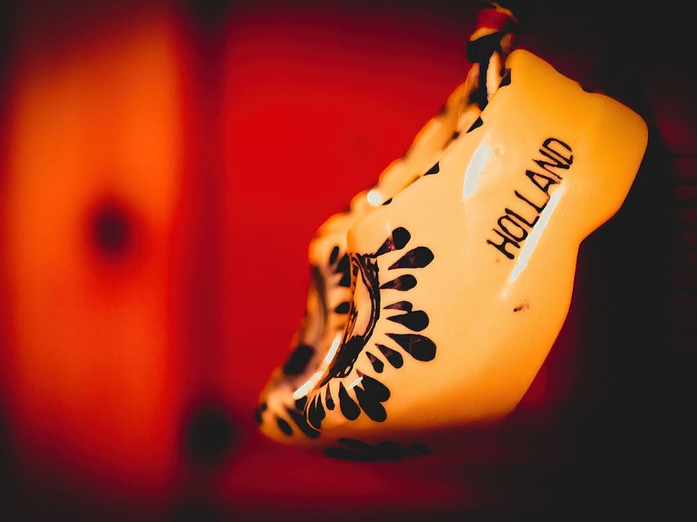 Dutch Ceramic Wooden Shoes