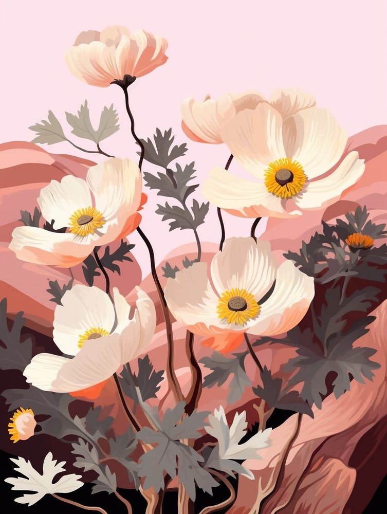 Anemone 1 Flower Painting