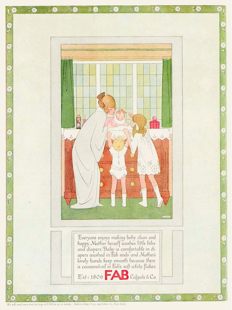 Fab Soap Advert, Henriëtte Willebeek Le Mair