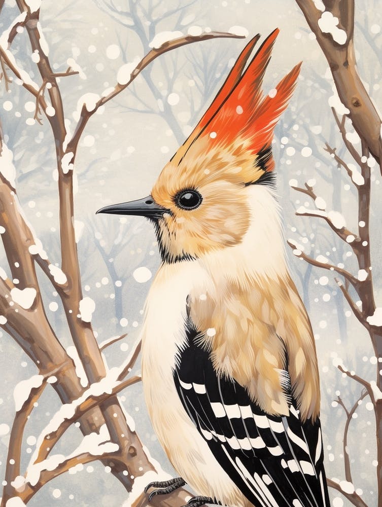 Bird Illustration Hoopoe 4