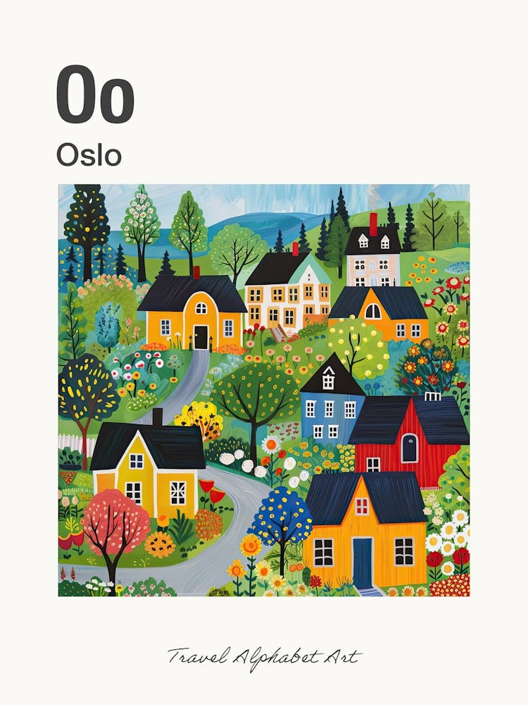 Kids Travel Alphabet  Oslo 2