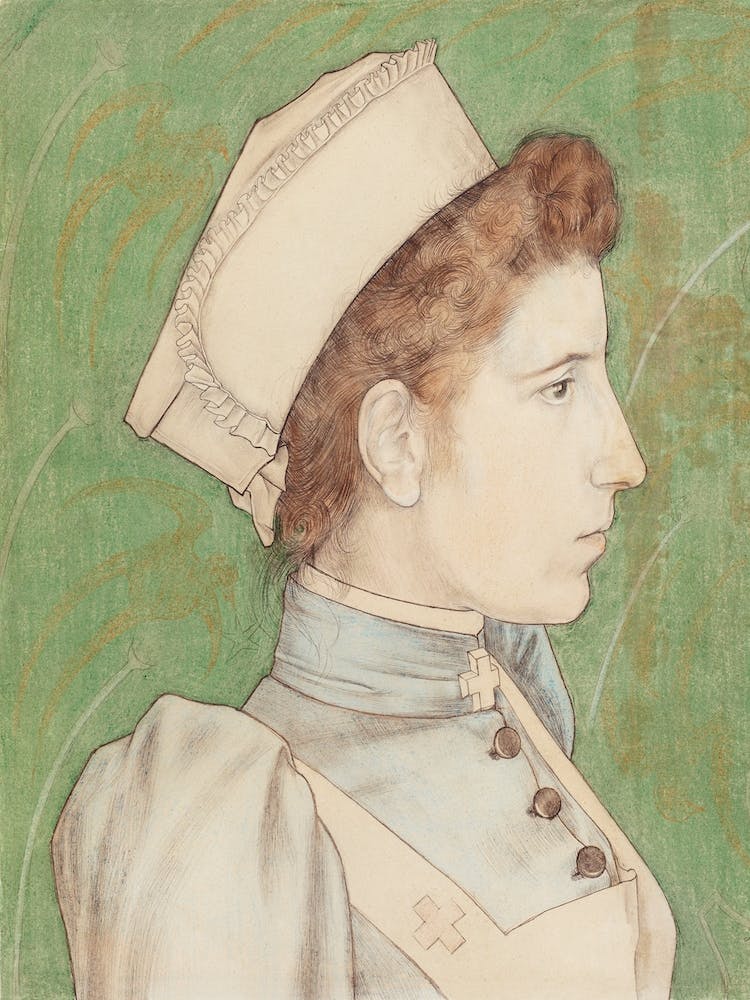 Portrait Of Nurse Nelly, Jan Toorop