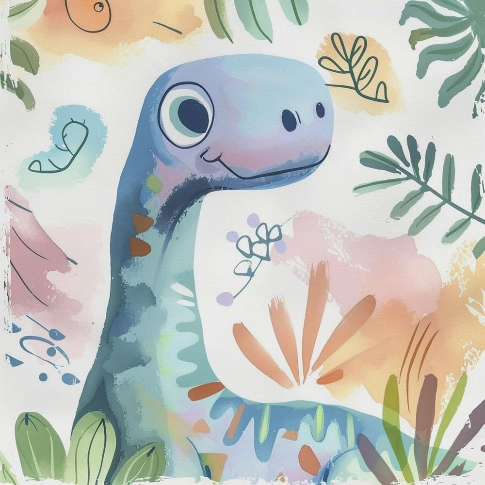 Cute Muted  Iguanodon Dinosaur 2