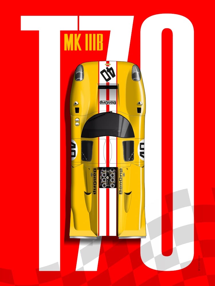 Lola T70 No.40 Bongrip Top Tribute