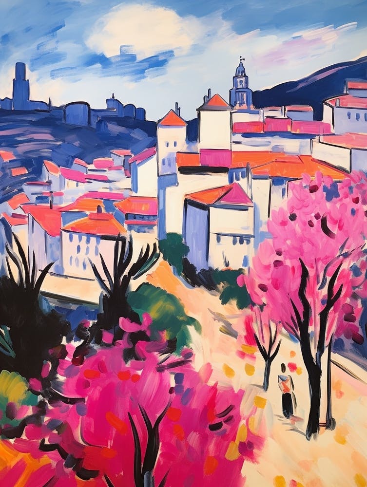 Santander Spain 2 Fauvist Painting