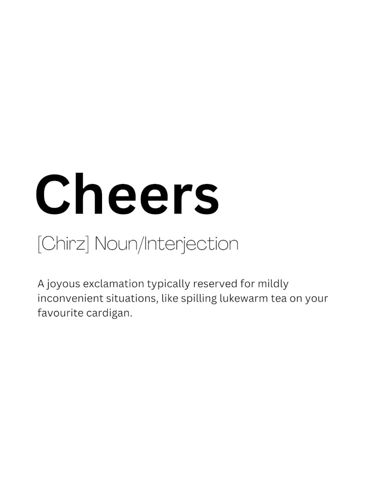 Cheers Definition Meaning