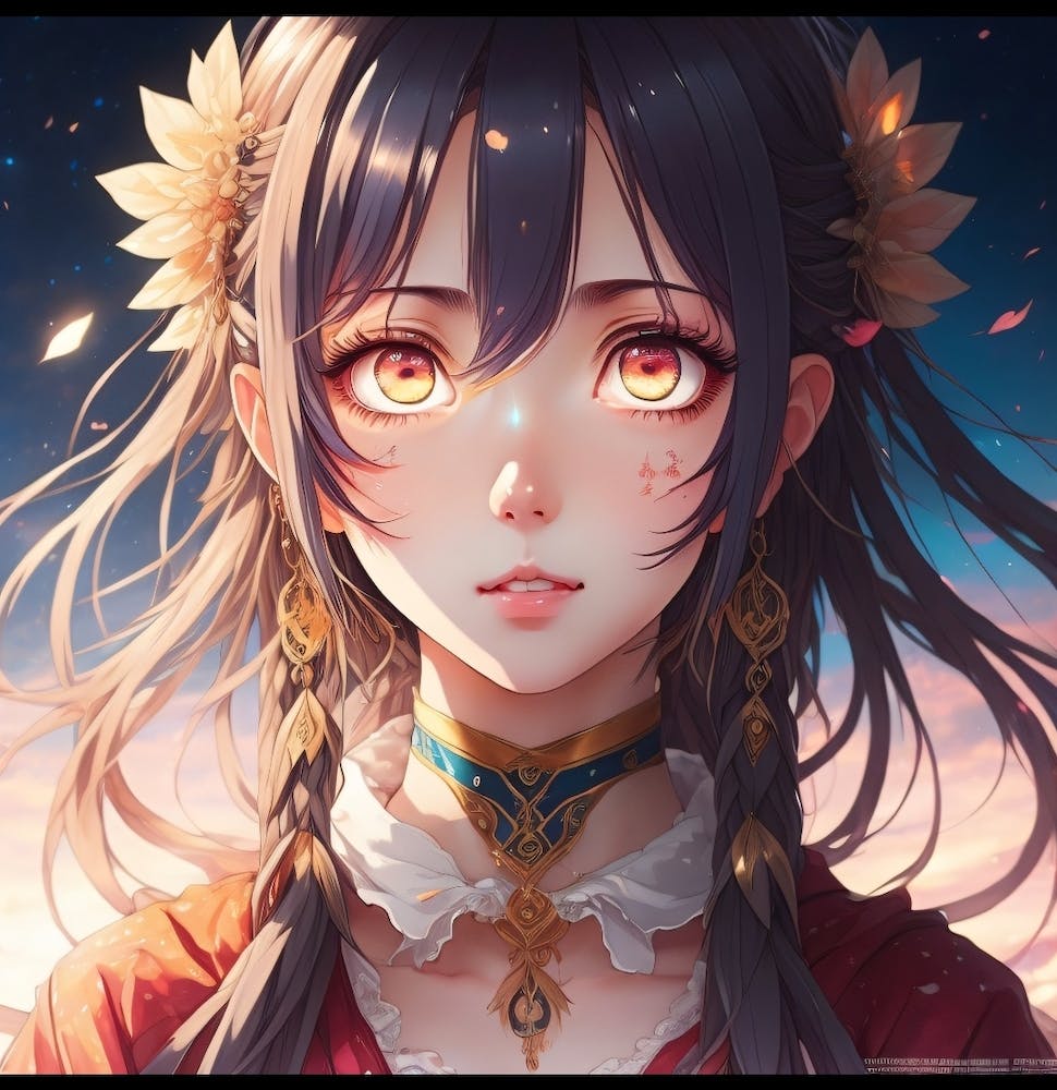 Beautiful anime girl