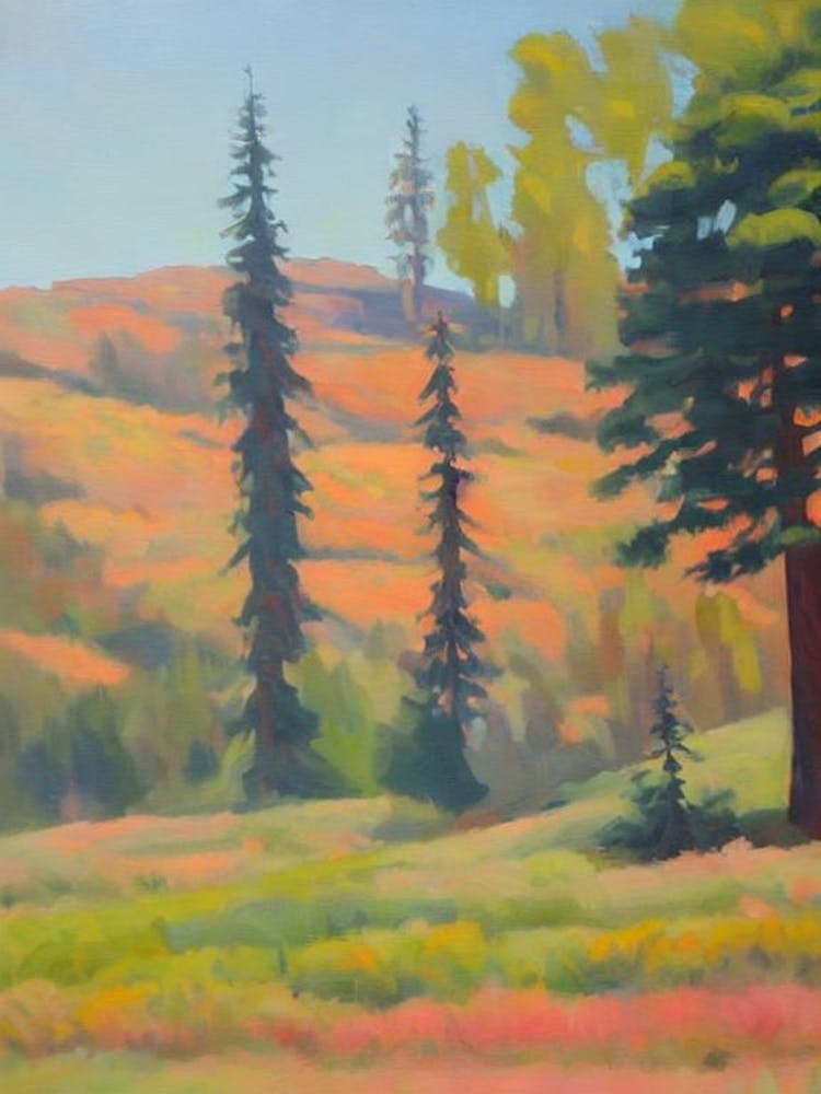 Redwood Tree Watercolour