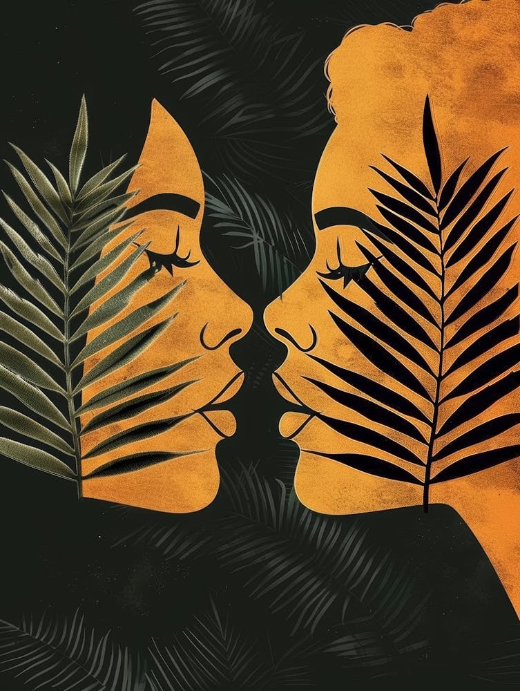 Two Women Kissing 16