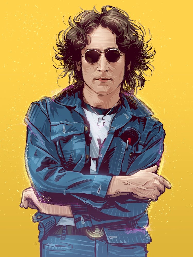 John Lennon Yellow