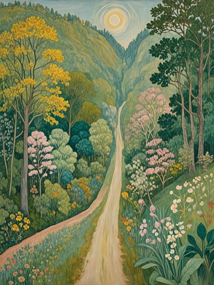 Weg durch den Wald