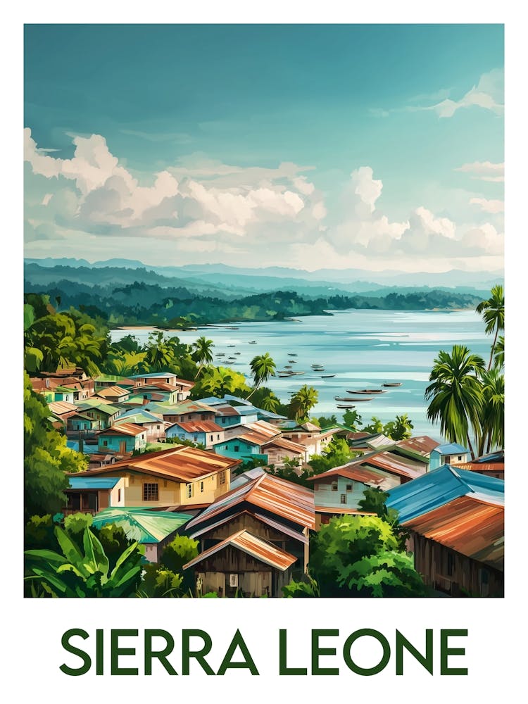 Affiche de voyage Sierra Leone