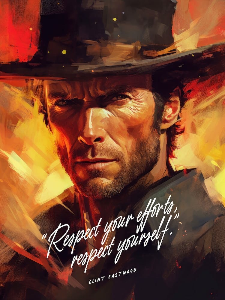 Clint Eastwood Art Quote