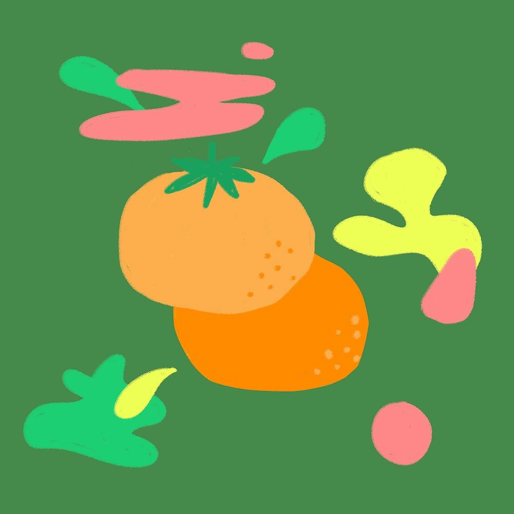 Summer Oranges Square