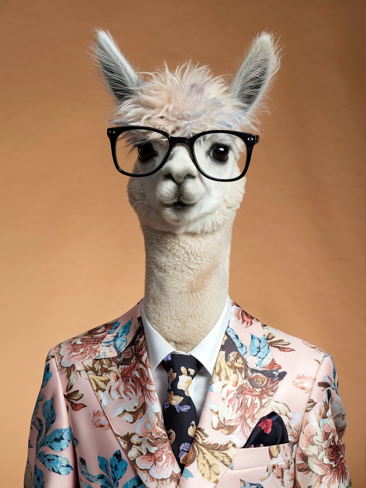Llama In A Suit 5