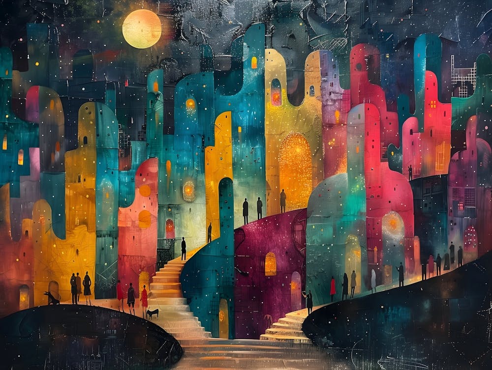 Night In The City, Cubism