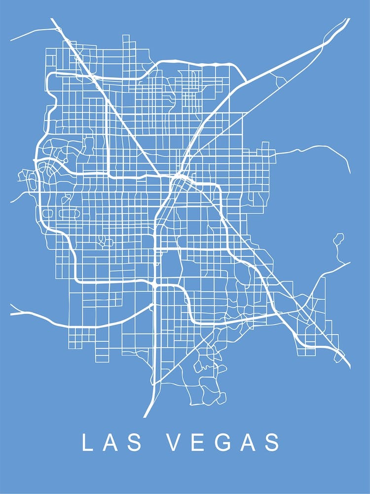 Las Vegas Map Blueprint