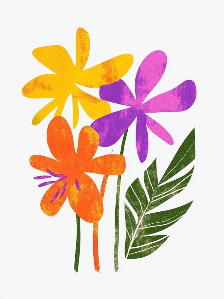 Colorful Flowers Canvas Print