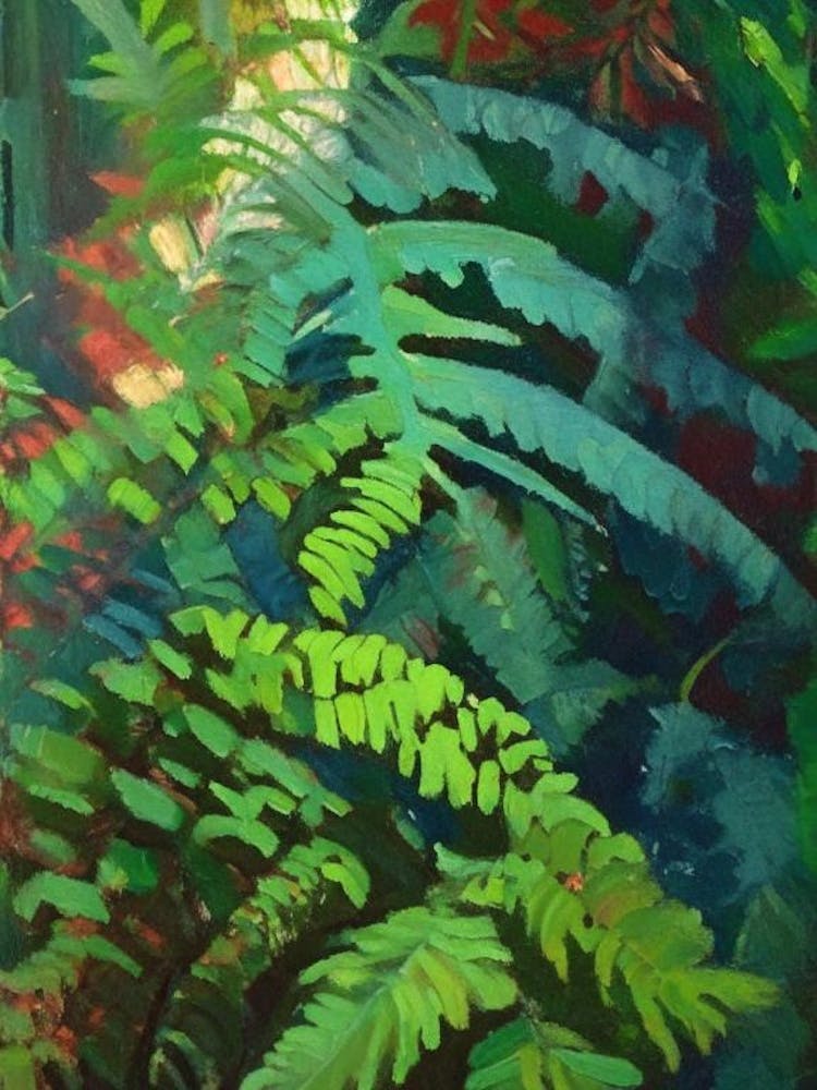 Mother Fern Cézanne Style