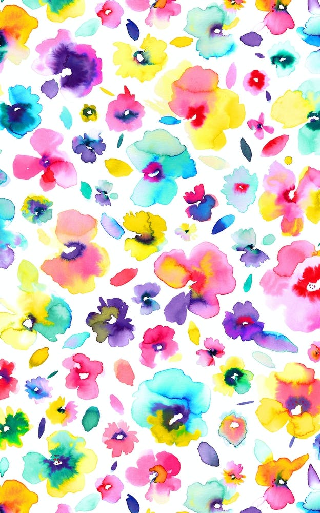 Tropical Flowers Multicolored