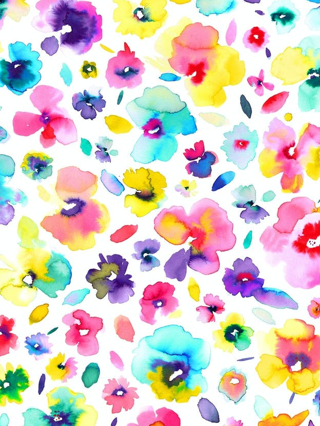 Tropical Flowers Multicolored