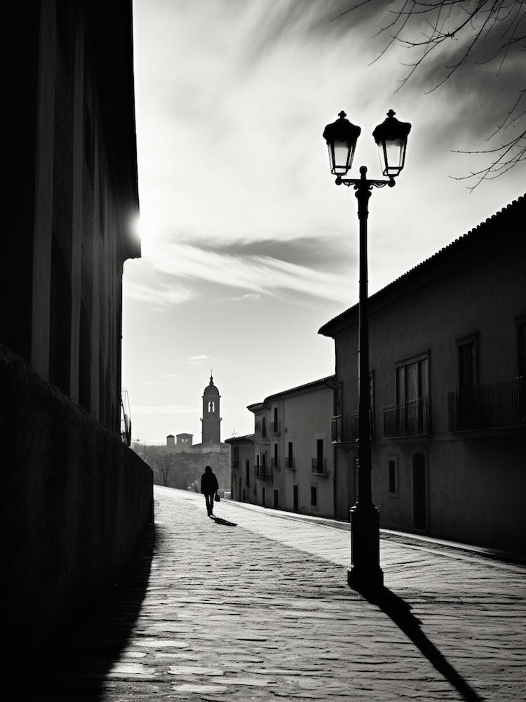 Segovia, Spain, Black And White Analogue Photography 1