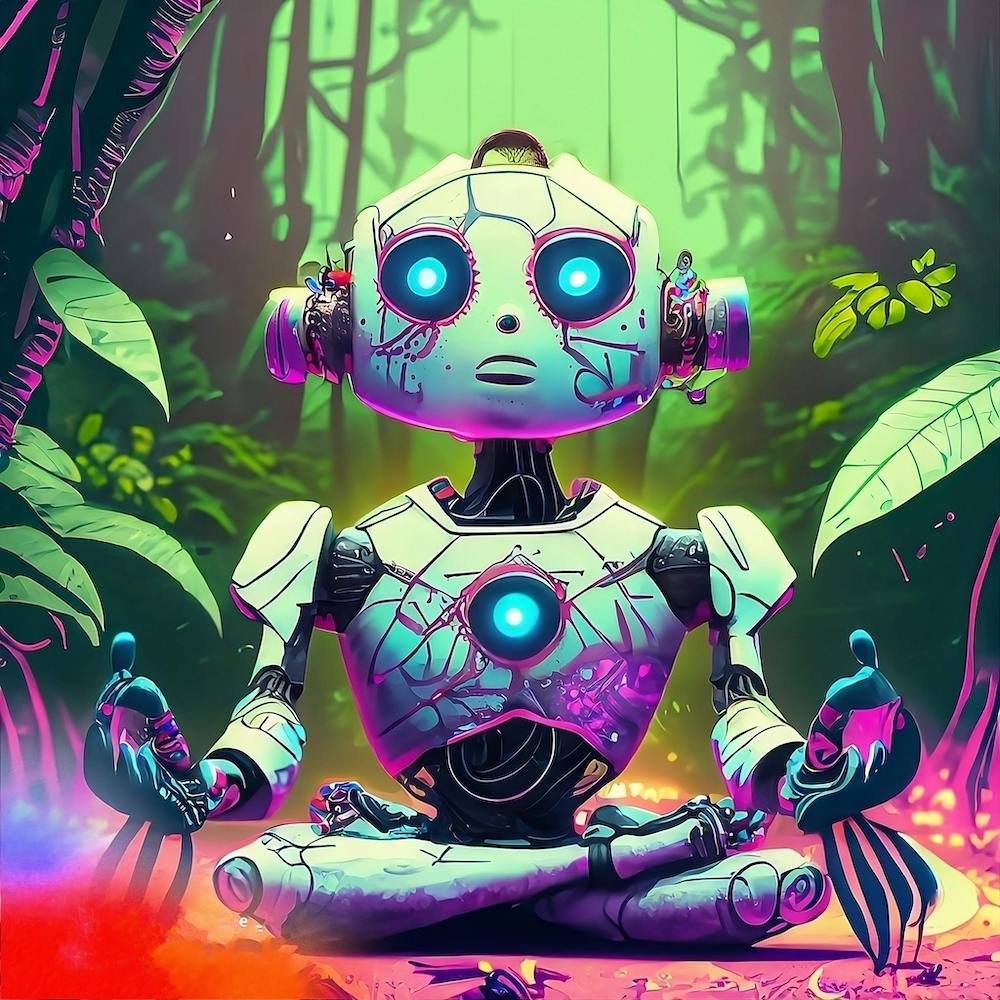 Robot In The Forest 1