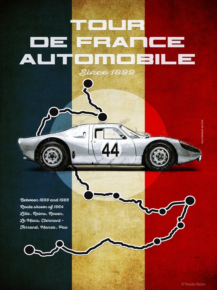 Tour De France Automobile 904 Landscape