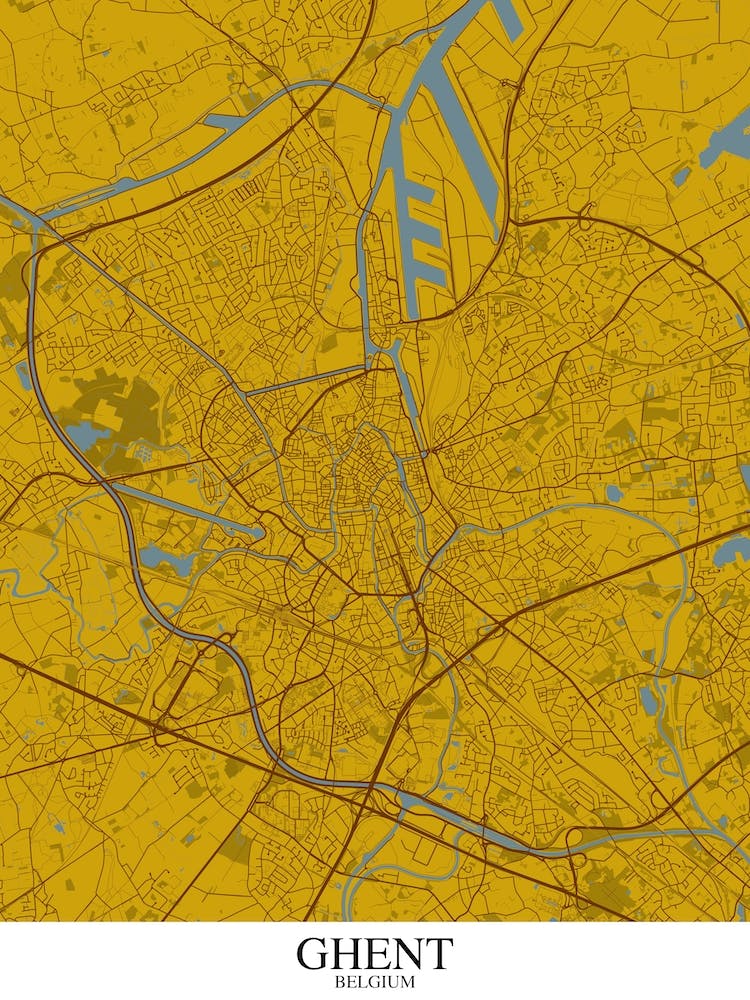 Ghent Yellow Blue